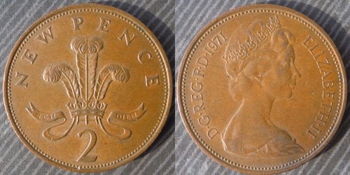 Great britain 2 new - 2, pence
