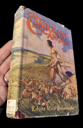 Antique tarzan and the ant - ant, men