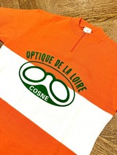Rara Maglia Ciclismo Tilt Vintage Francese “Optique De La Loire” per Eroica 