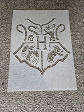 Hogwarts Shield Crest Stencil