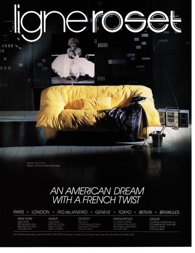 Ligne roset 1984 vintage print - roset,