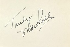 TRUDY MARSHALL Autografo