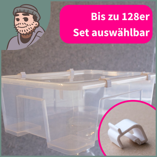 128 clip di chiusura - 4x,