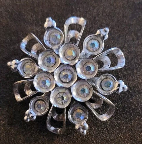Spilla spilla floreale metallo