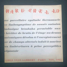 Baruchello chez Yvon Lambert