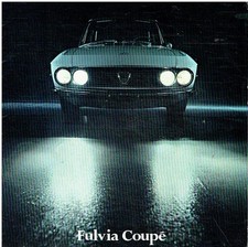 LANCIA FULVIA SERIE 3 1.3S COUPE ORIGINALE 1971 FACTORY UK BROCHURE VENDITA