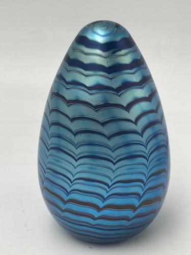 Fermacarte vintage loetz vetro - fermacarte,