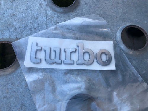 Adesivo scritta turbo - 1,