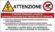 CARTELLO SEGNALETICO -