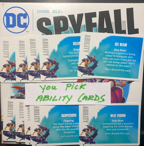 Spyfall scegli schede - dc,