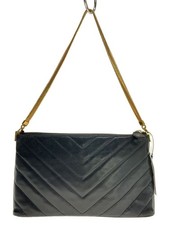 Borsa a mano Saint Laurent borsa tote punto V trapuntata in pelle nera autentica