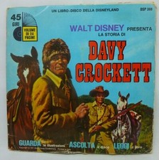 LIBRO DISCO WALT DISNEY - DAVY