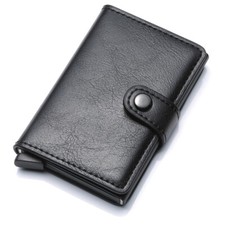 Portafoglio Uomo Absolute in Ecopelle Slim con Clip Portacarte - Protezione RFID