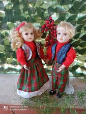  Coppia Bambole in porcellana