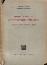 Corso di diritto costituzionale comparato. Stati Uniti d'America- Inghilterra- S