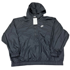 Nike Sportswear Giacca Windrunner DQ4910-100 Nero con Cappuccio Uomo Medium