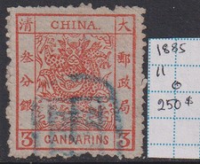 Cina 1885 3 candele Drago