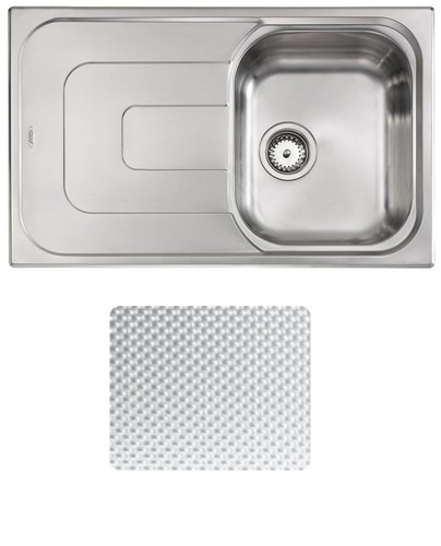 Lavello inox antigraffio 79 - inox,