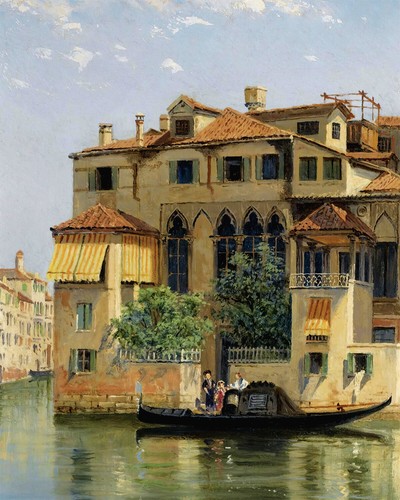 Venezia piazza italia - piazza, quadro