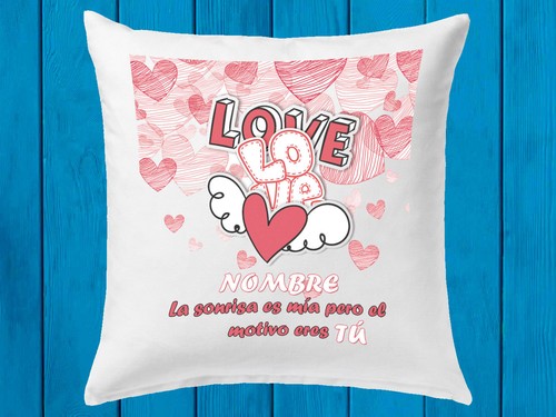 Cuscino con nome - nome, )