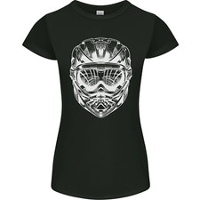 Discesa Mountain Bicicletta Casco Dh MTB Donna Minuta Taglio T-Shirt