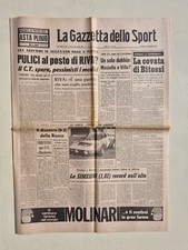 GAZZETTA DELLO SPORT 22 FEBBRAIO 1973 LANCIA STRATOS -MANCHESTER - NEWCASTLE