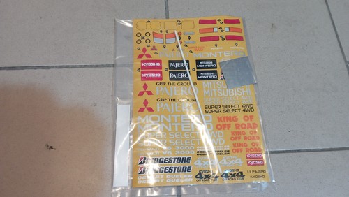 Kyosho pajero body decals - 1:9,
