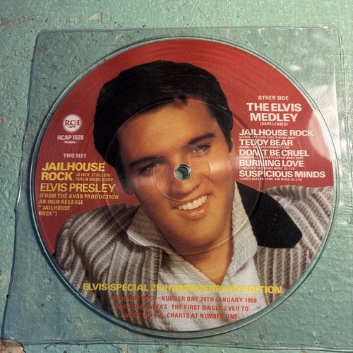 Elvis presley picture disk - elvis,