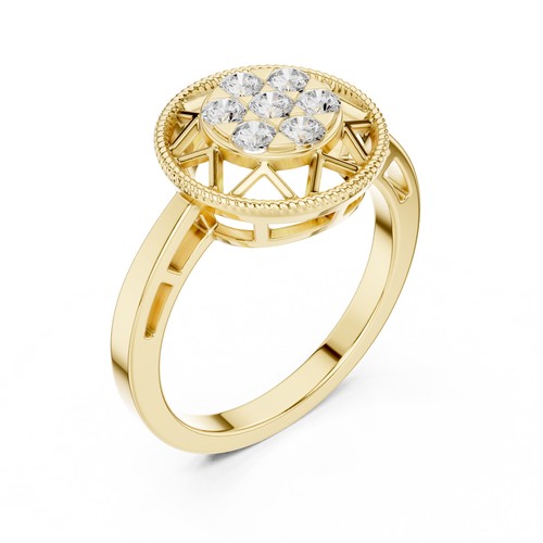 Anello regalo donna rotondo
