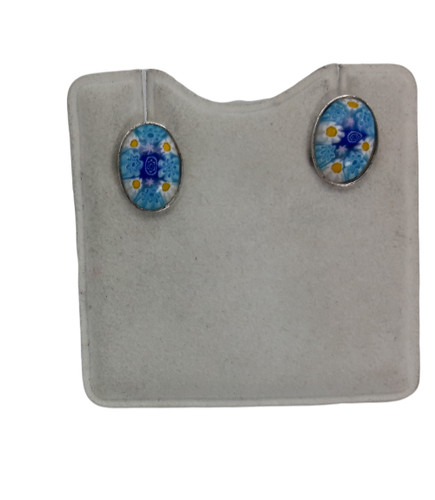 Orecchini ovale murrine - ovale,,