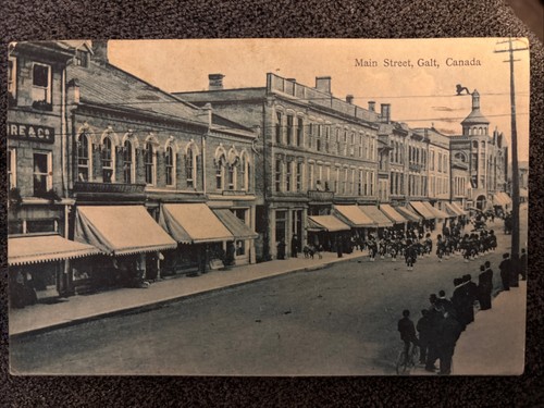 Cartolina epoca galt ontario - d'epoca,