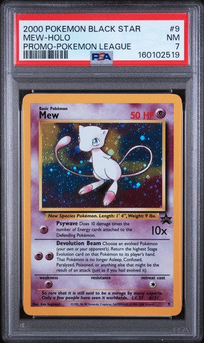 Mew holo black - mew, wotc