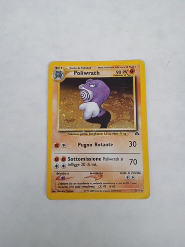 Carta pokemon poliwrath 9 75 - carta, "poliwrath"