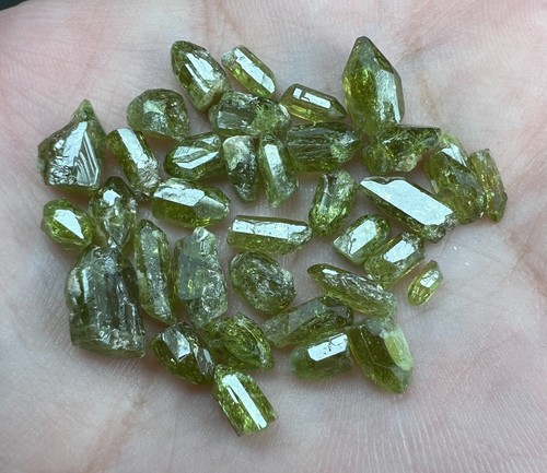 Lotto cristalli vesuvianite - lotto, 31