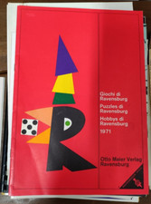 Ravensburg Puzzle Catalogo Giochi 1971 RAVENSBURGER