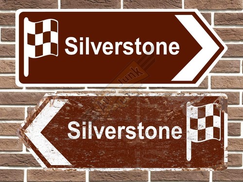 Silverstone circuit metal road - circuit,