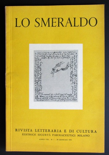 Rivista smeraldo anton - lo,