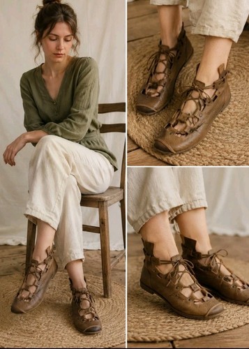 Scarpe sandali piatti