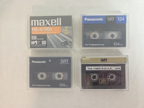 Dat tapes lot 4pc panasonic - dat,