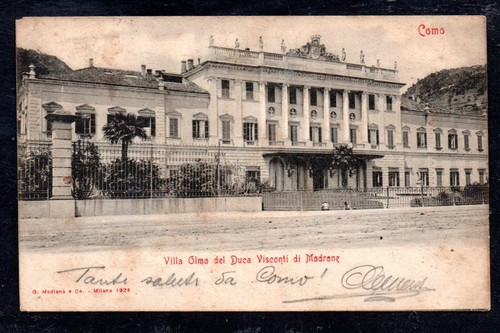 Cartolina como villa olmo - cartolina,