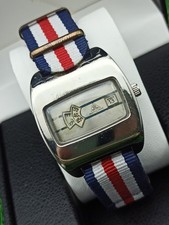 Raro orologio vintage JIL Space Age Digital Jump Hour digitale automatico...