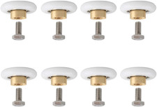 Diametro 20 Mm Ricambio Rotelle Box Doccia 8 Pezzi Con M6 Vite, Rullo per Porta 