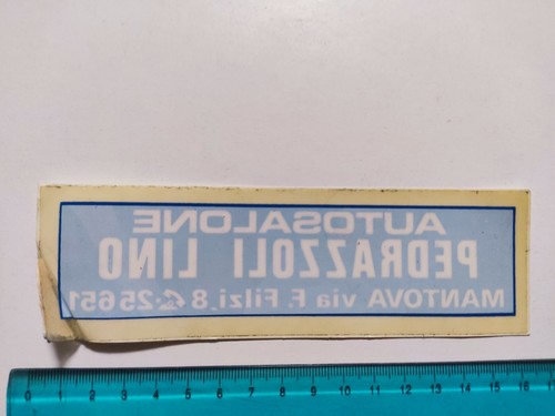 Adesivo autosalone pedrazzoli - adesivo,