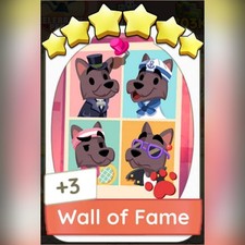 1 x Wall of Fame 6⭐ Adesivo