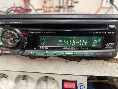 Cde7860r rds alpine autoradio - cde7860r,