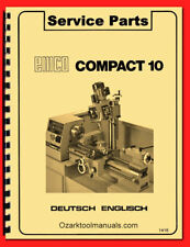 Manuale ricambi tornio metallo EMCO Compact 10 1416