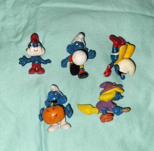Lotto puffi vintage - anni, 80