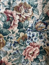 Tende Sanderson floreali peonia 54” x 84” goccia BP & J Baker collezione Ashmore 