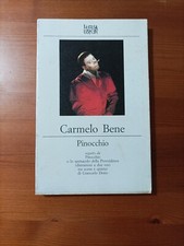 Carmelo Bene.Pinocchio.La casa USHER,1981.1°edizione.
