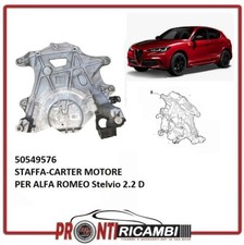 50549576 STAFFA-CARTER MOTORE PER ALFA ROMEO Stelvio Serie 2.2 diesel